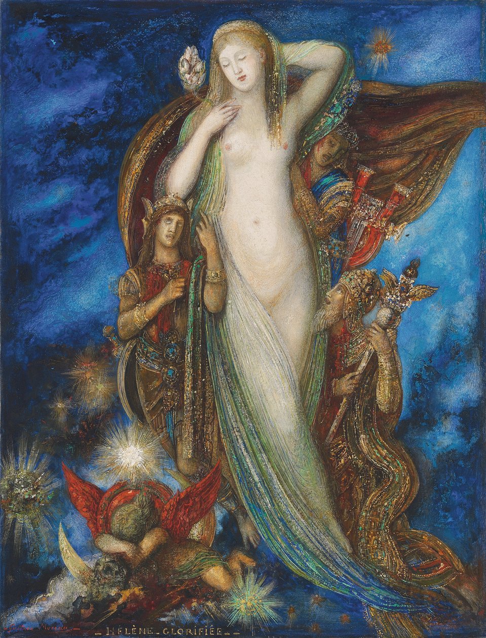 Helen Glorified, 1896 av Gustave Moreau