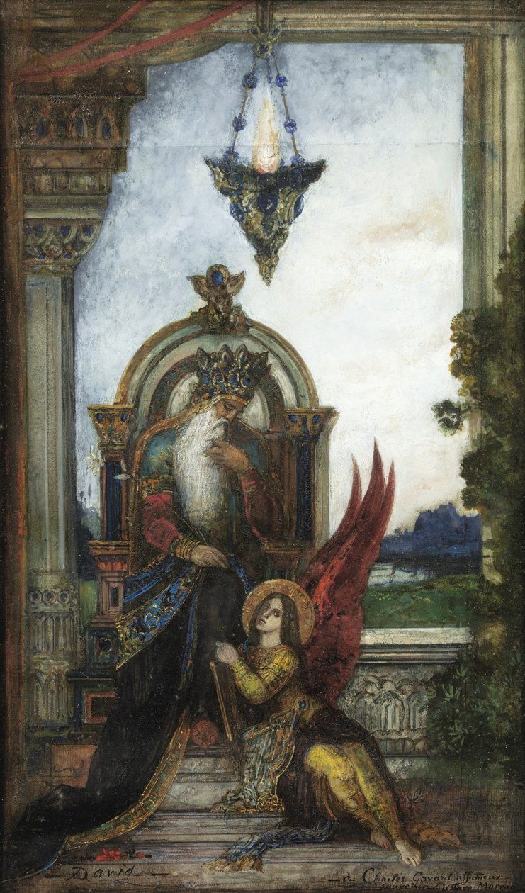 Kong David av Gustave Moreau
