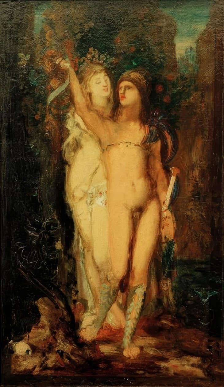 Medea og Jason av Gustave Moreau