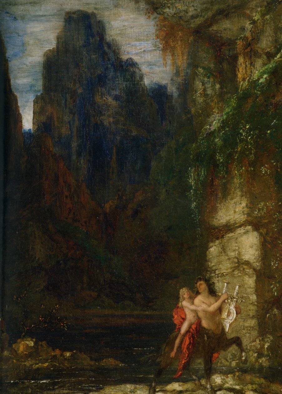 Moreau - Akilles#39; utdannelse av Gustave Moreau
