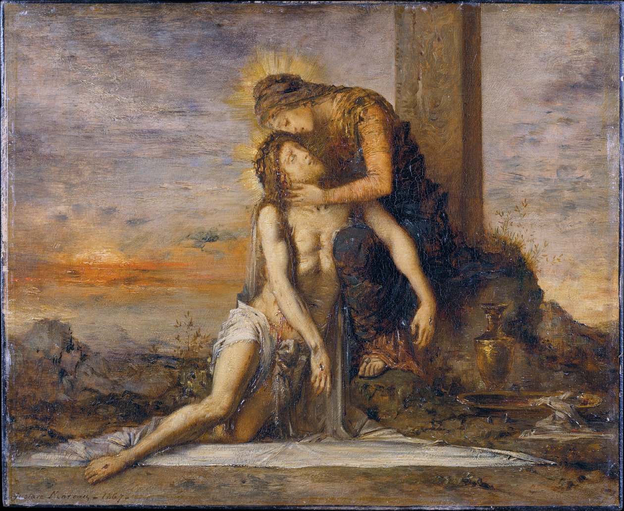 Pietà av Gustave Moreau