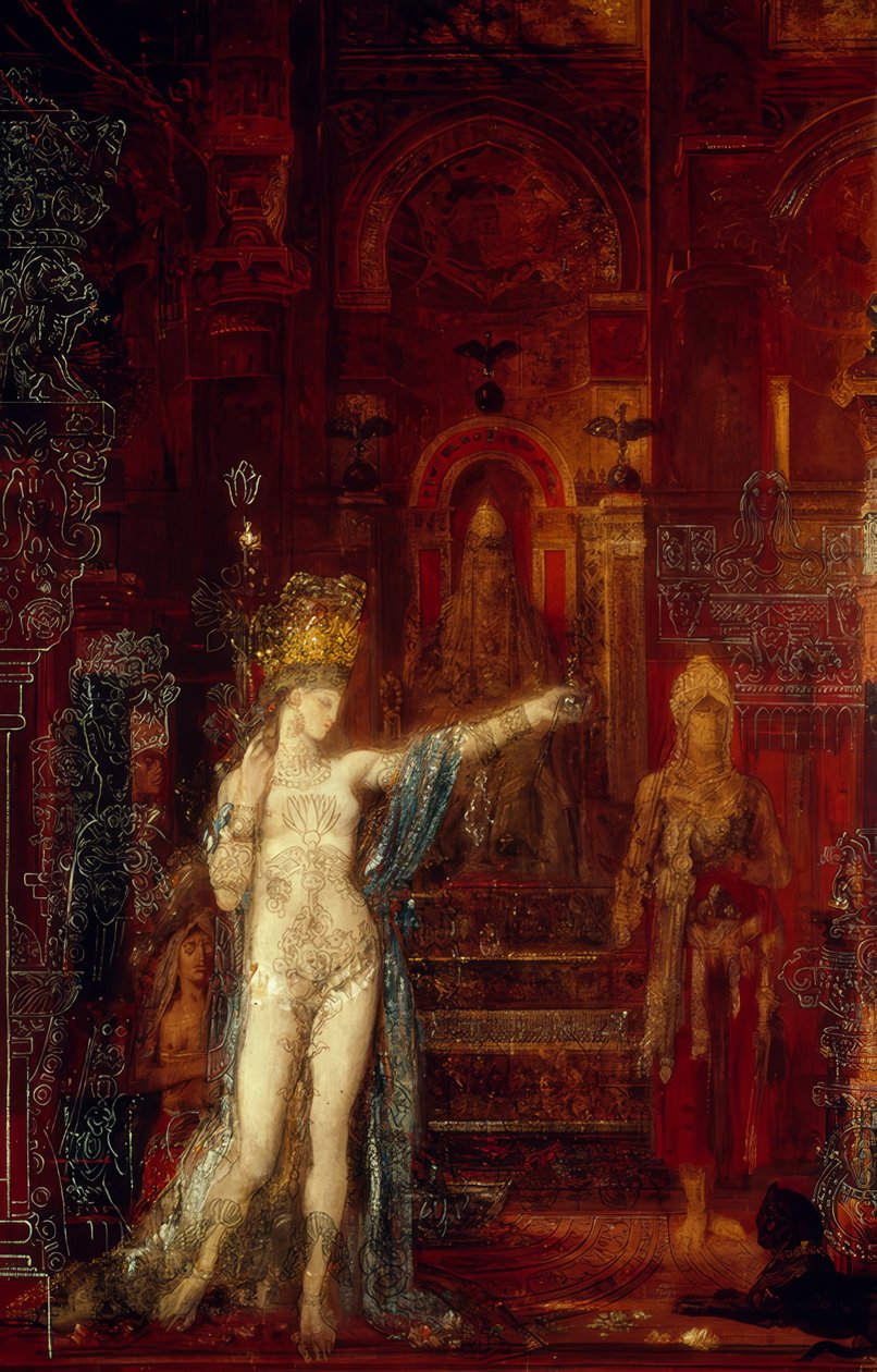 Dansende salome av Gustave Moreau