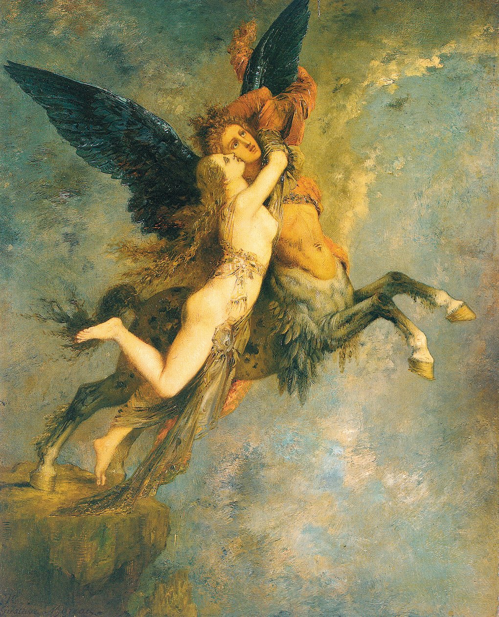 The Chimera, 1866 av Gustave Moreau