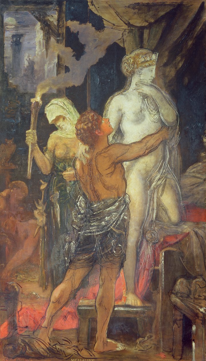 Henrettelsen av Messalina av Gustave Moreau