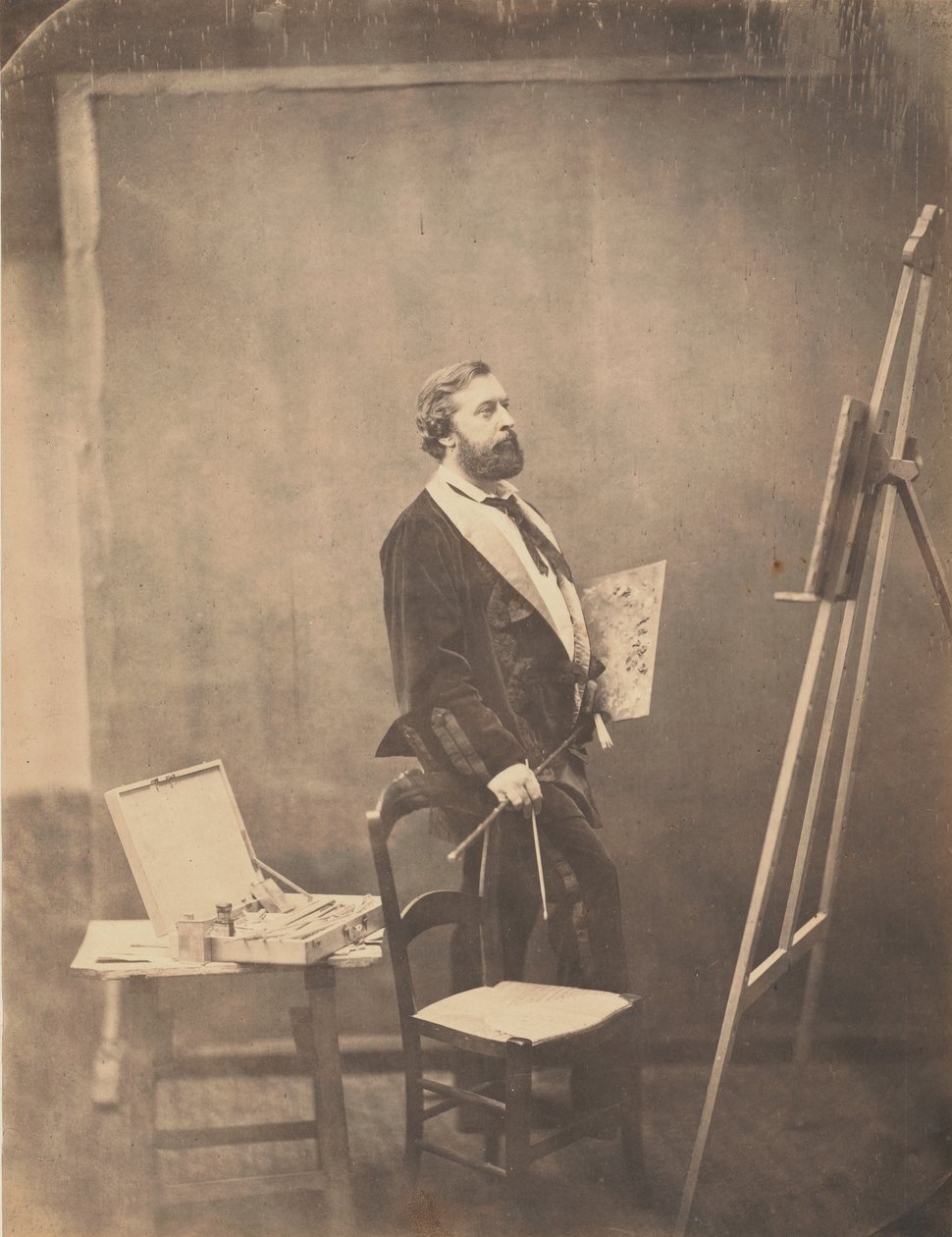 Portrett av J. Savile Lumley, Madrid, 1859. av Gustave Penabert