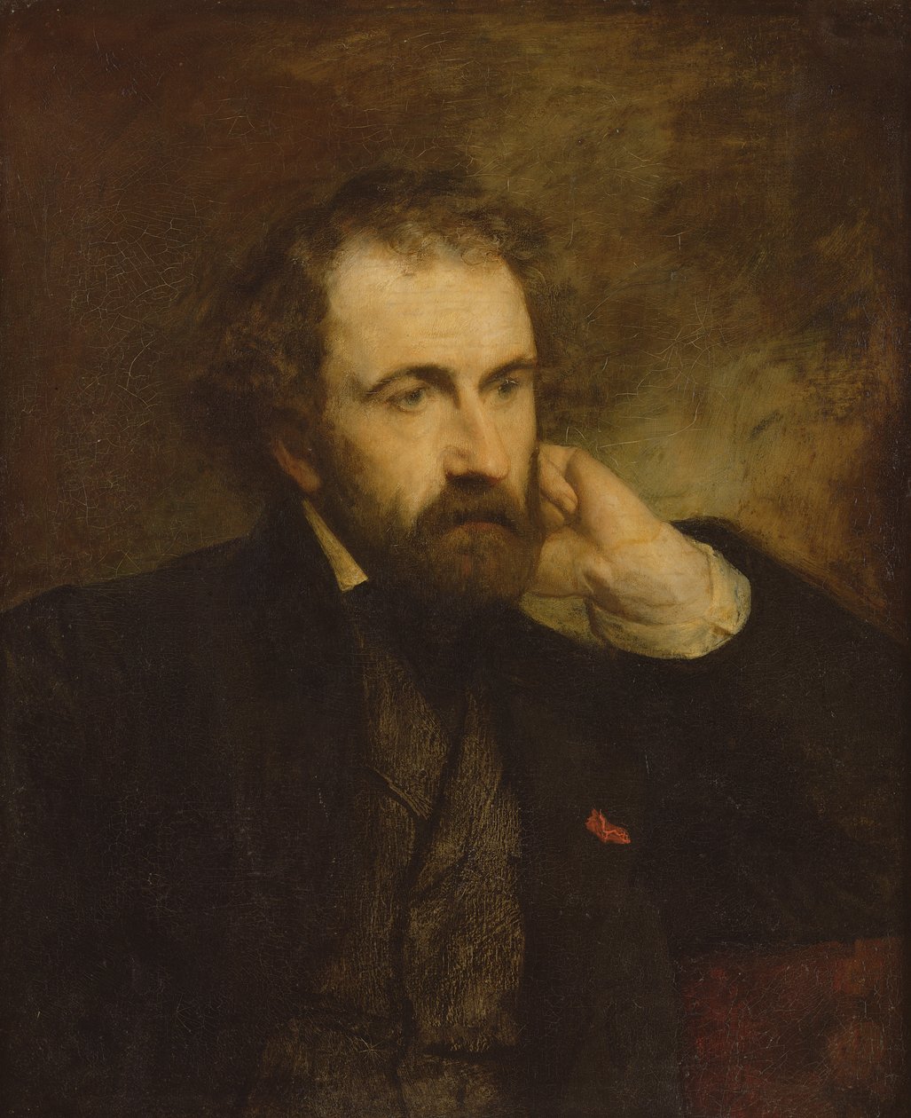 Portrett av Paul Chenavard (1807-95) av Gustave Ricard