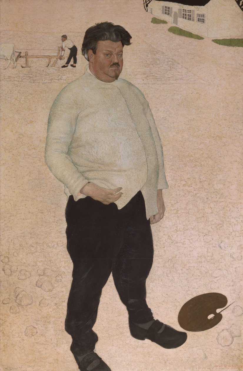 Portrett av Valerius de Saedeleer av Gustave Van de Woestyne