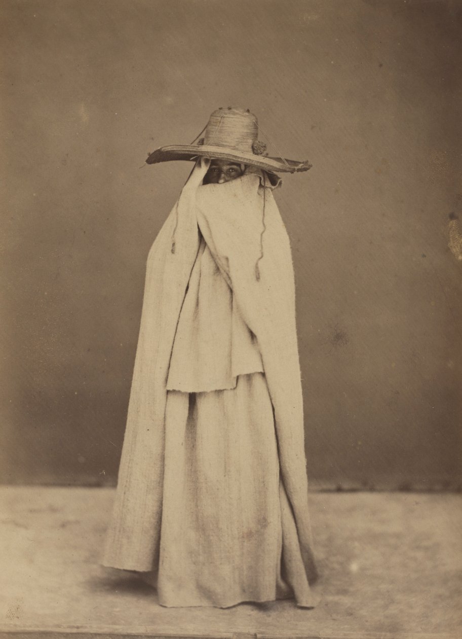 Algerisk kvinne, sent på 1850-tallet. av Gustave de Beaucorps