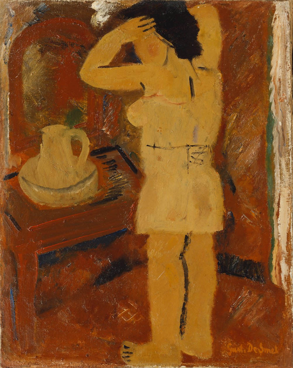 La Toilette - Dekorer av Gustave de Smet