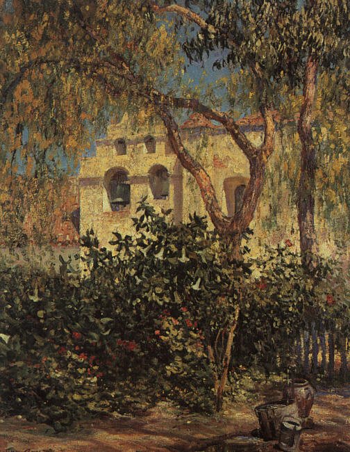San Gabriel misjon av Guy Rose