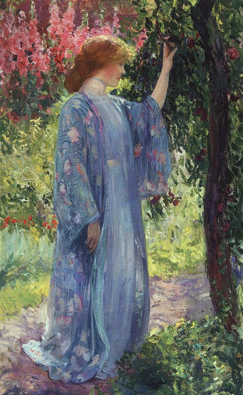 Den blå Kimono av Guy Rose