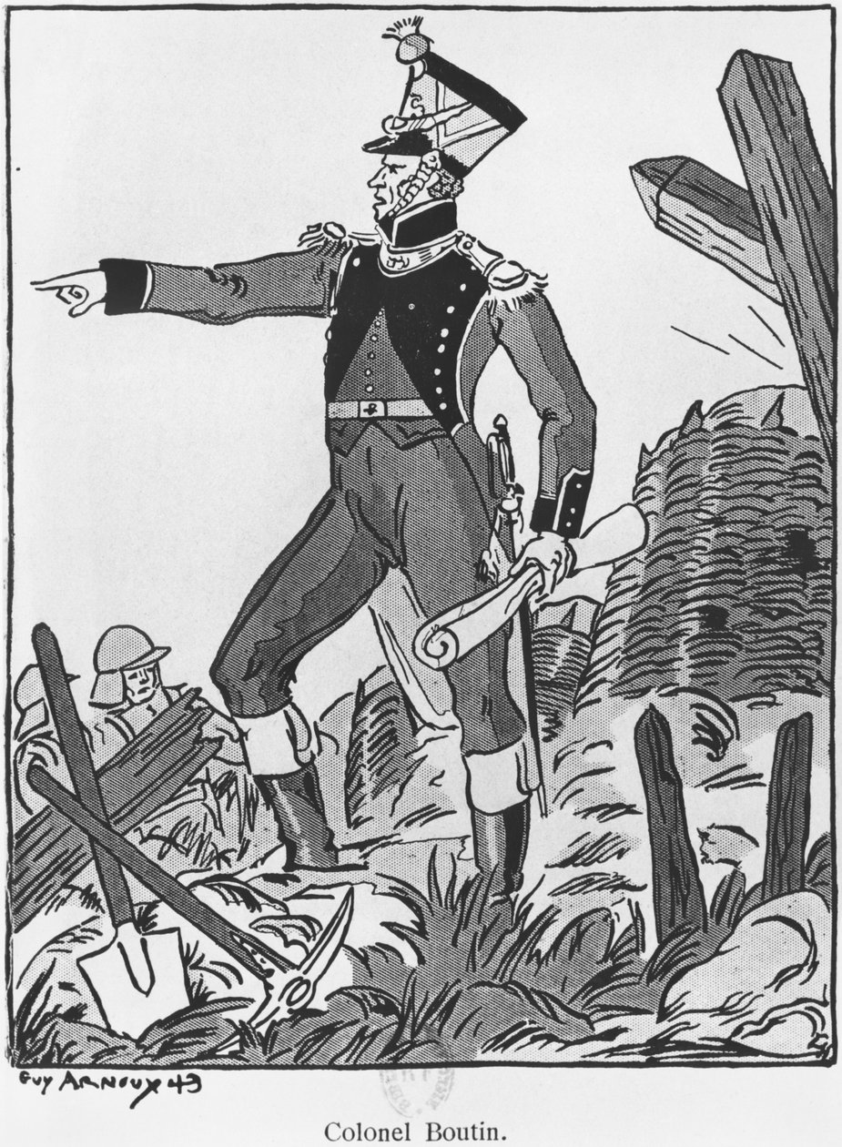 Oberst Boutin, illustrasjon fra 