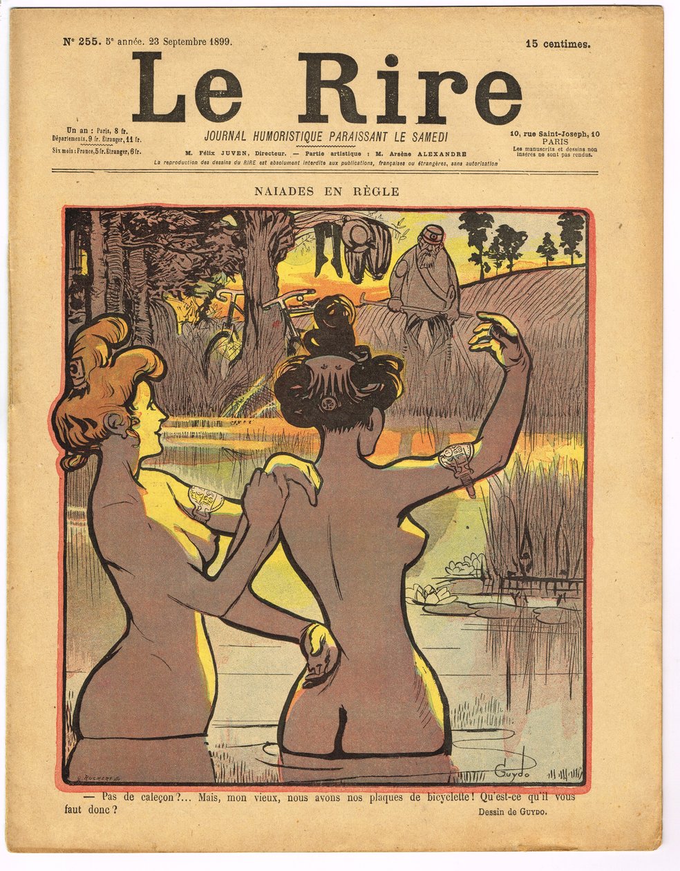 Illustrasjon av Guydo (1868-1930) i Le Rire av Guydo Guydo