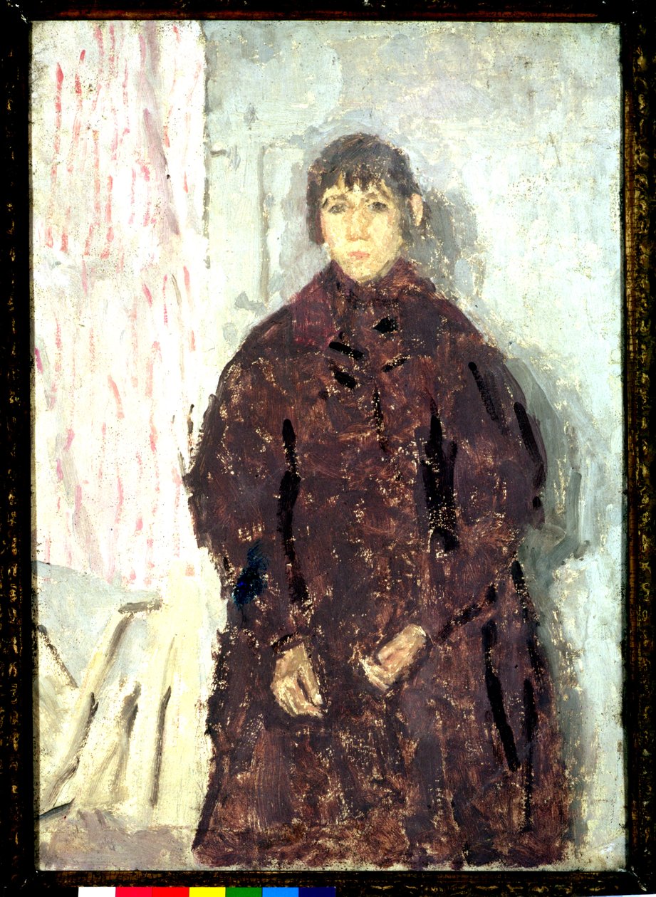 Jente i en morbærkjole, 1923 av Gwen John