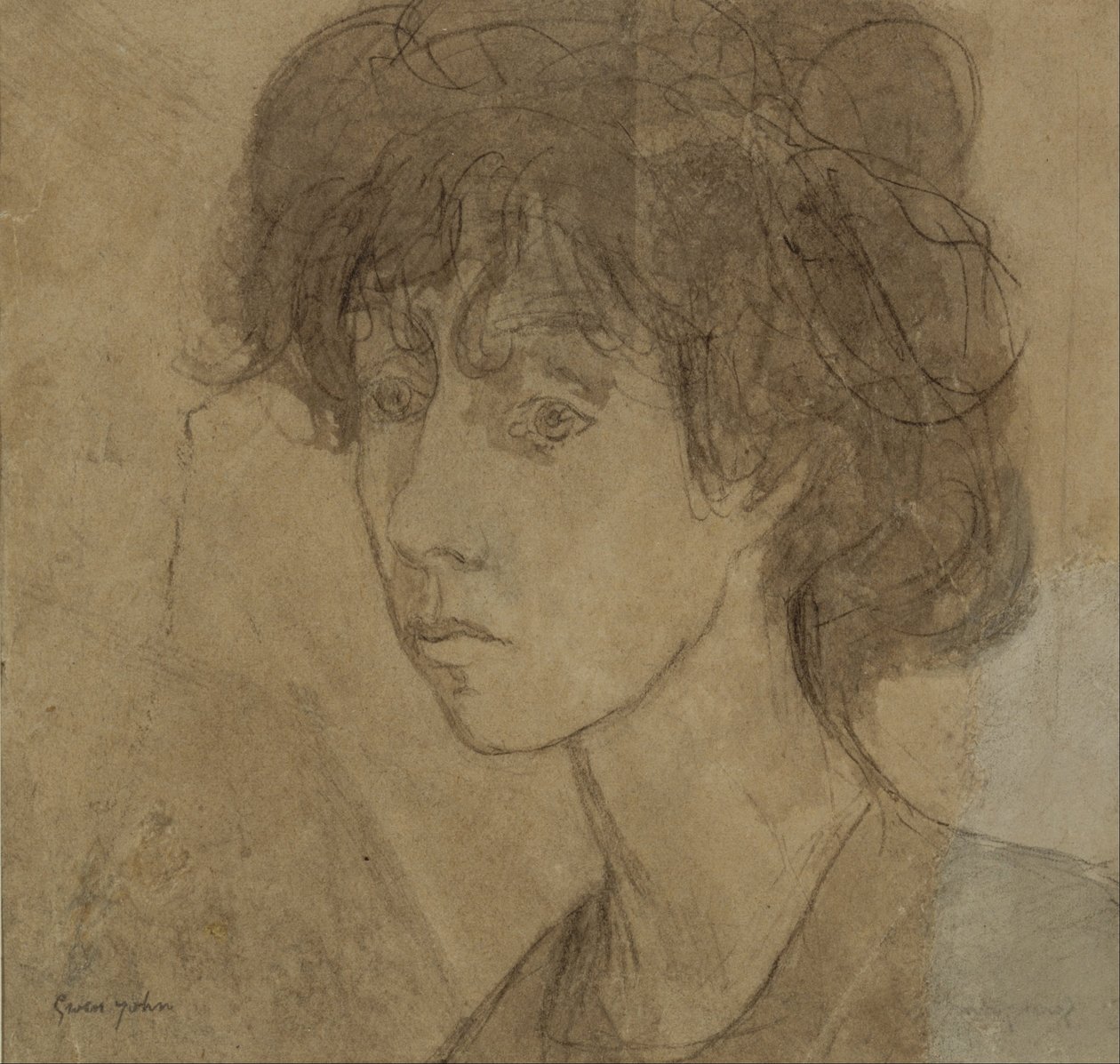 Hodet til en kvinne av Gwen John