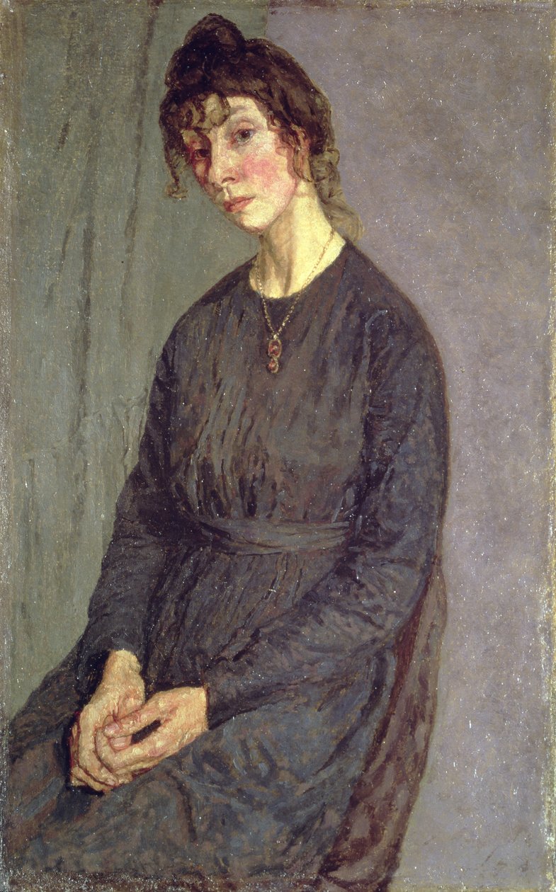 Portrett av Chloe Boughton-Leigh (olje på lerret) av Gwen John