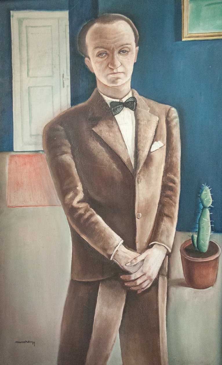 Oltonyos ferfi kaktusszaln Engelsk: Man_in_suit_with_cactusn av Gyorgy Rauscher