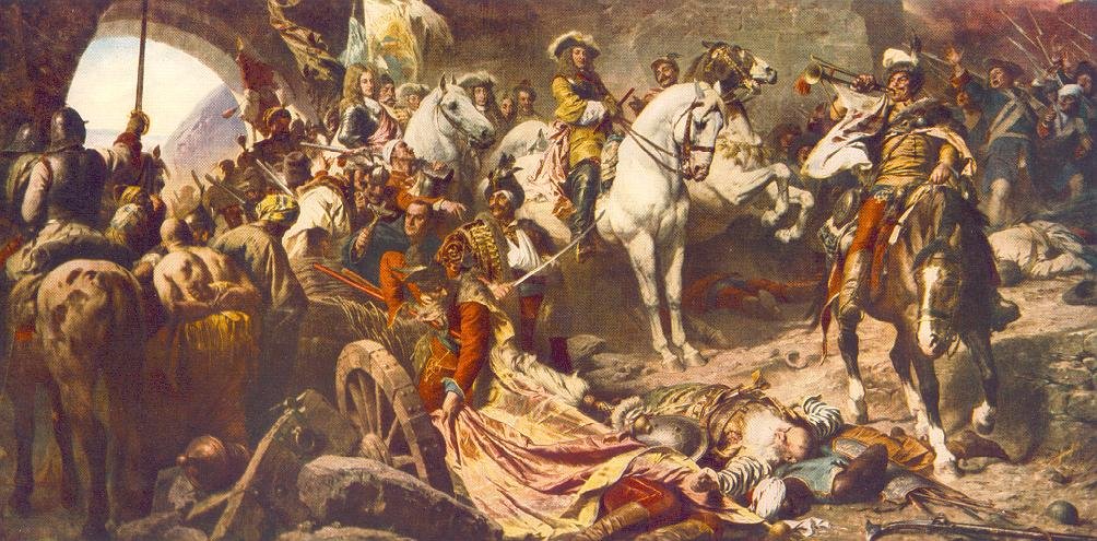 Gjenerobringen av Buda slott i 1686 av Gyula Benczúr
