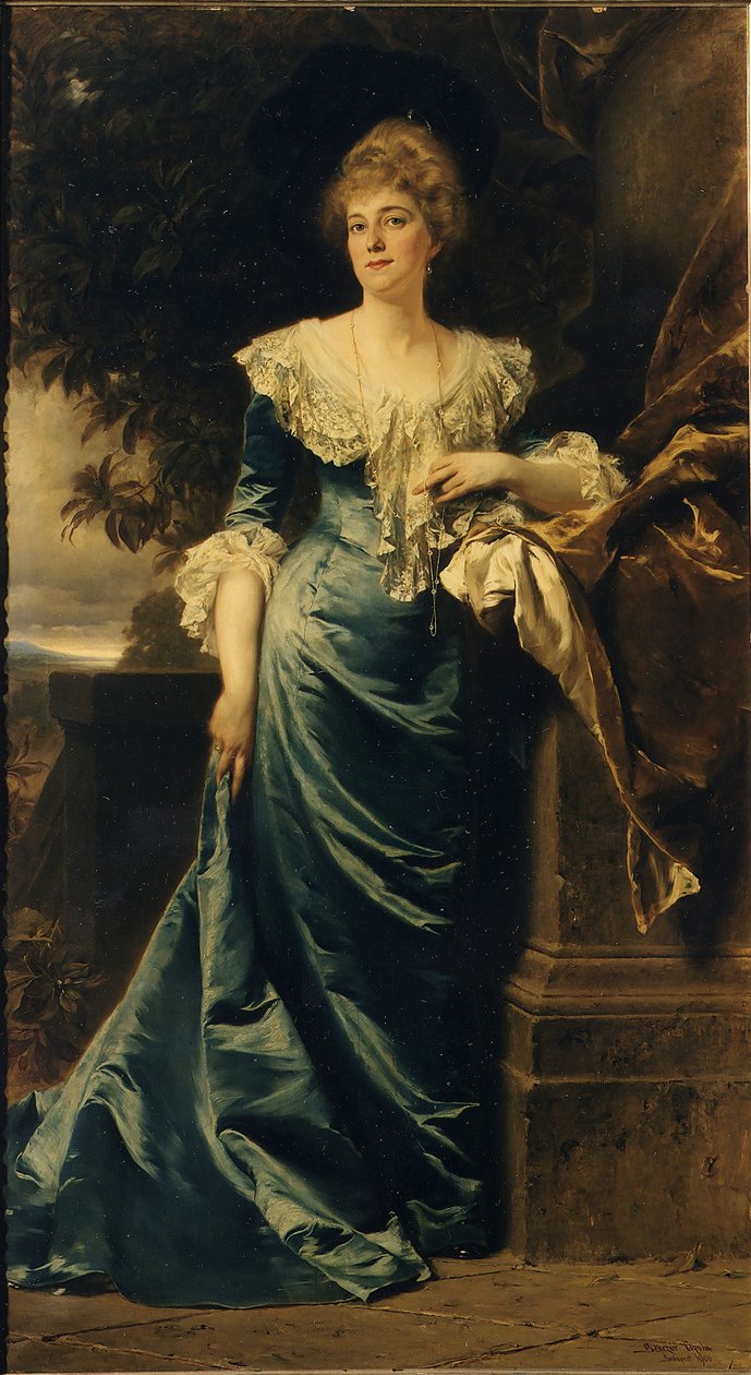 Portrett av Hedwig de Ligne, 1900. av Gyula Benczúr