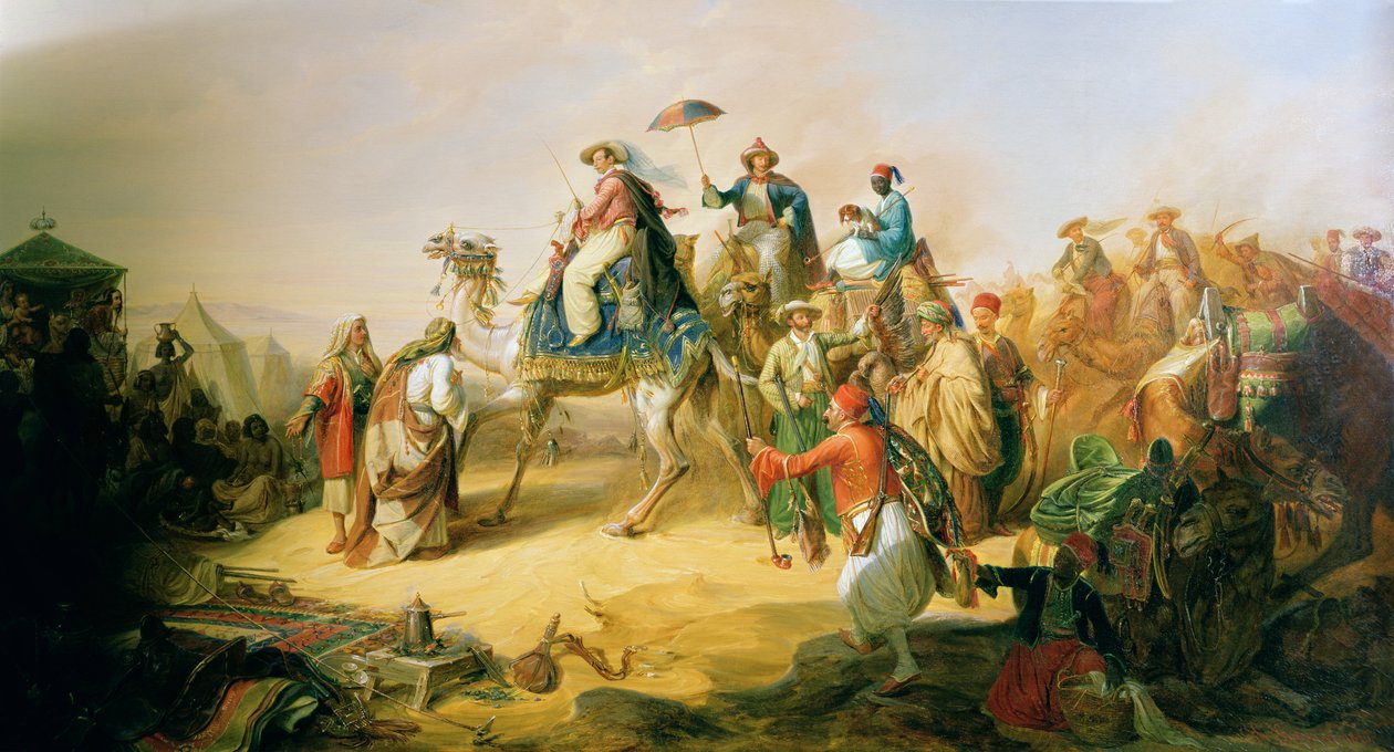 Prins Albrecht von Preussen på sin Orientreise i 1843 av H. Kretschmer