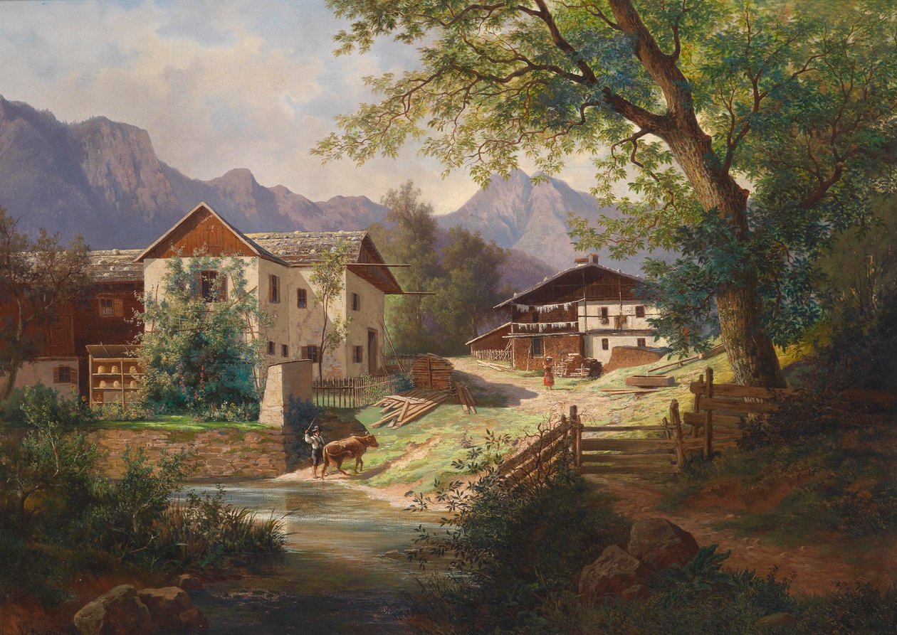 Landlig idyll av H. Nessenyi