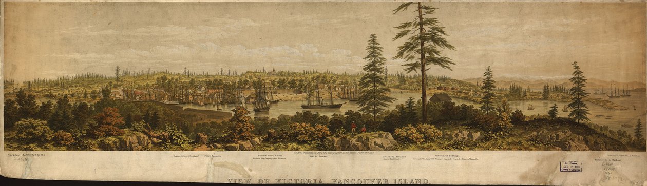 LC Panoramic maps (2. utg.), 1075 Tilgjengelig også via Library of Congress -nettstedet som et rasterbilde. Viser interessante steder. AACR2 av H. O.; Picken Tiedemann