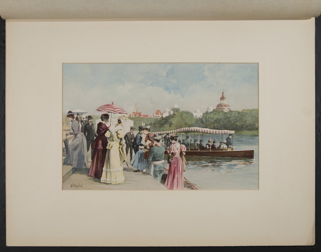 Gondollanding, North Lagoon av H.D. Nichols