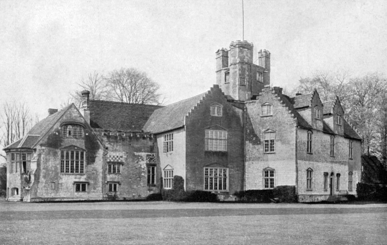 Bisham Abbey, Berkshire, fra nord-øst, 1924-1926. av HN King