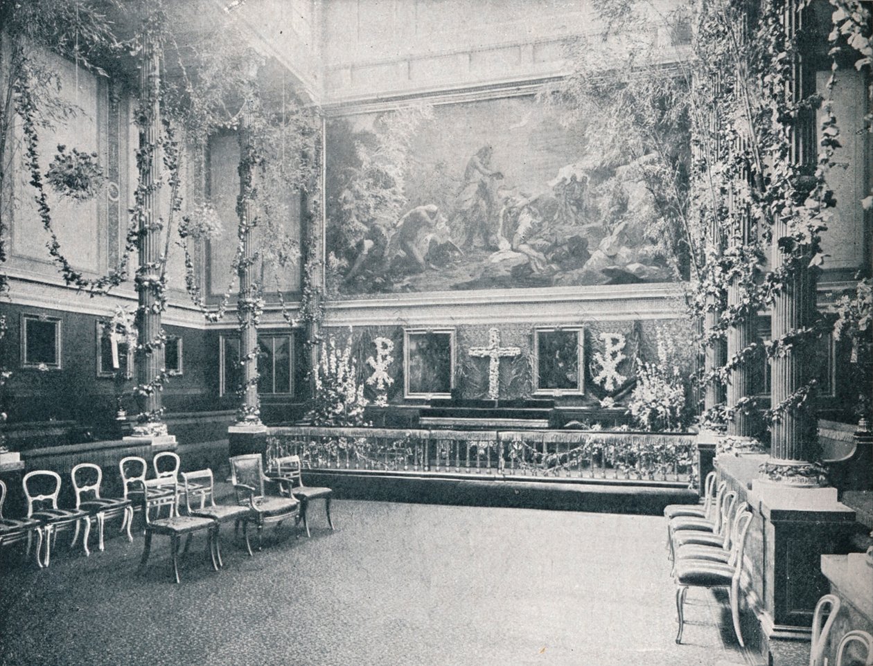 Det private kapellet i Buckingham Palace, c1910 1911 av HN King