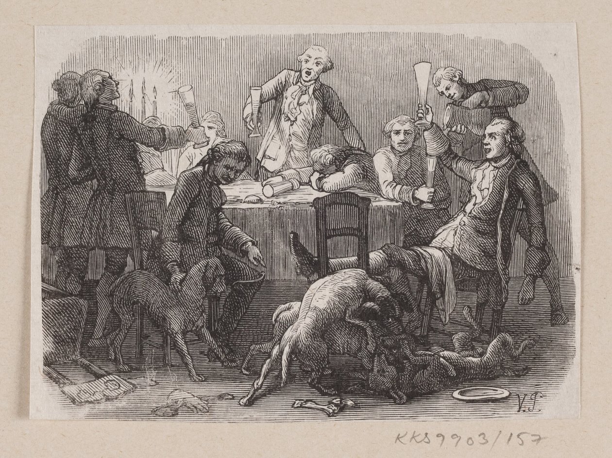 Illustrasjon til "Alt på sin rette plass" i H.C. Andersen, "Eventyr og historier", bind 2 av H.P. Hansen