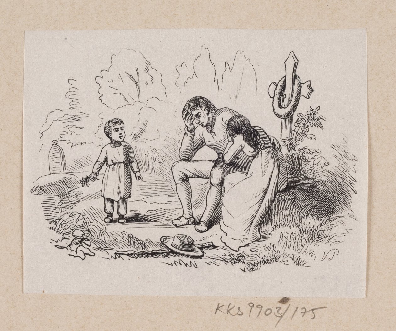 Illustrasjon til "Den siste perlen" i H.C. Andersen, "Eventyr og historier", bind 2 av H.P. Hansen