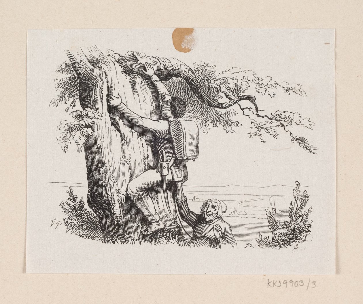 Illustrasjon til "Fyrverkeri" i H.C. Andersen, "Eventyr og historier", bind 1 av H.P. Hansen