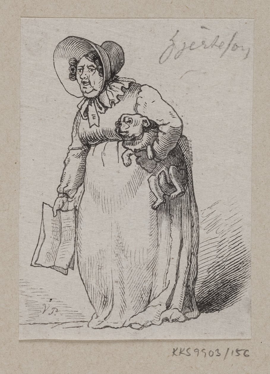 Illustrasjon til "Hjertesorg" i HC Andersen, "Eventyr og Histories", bind 2 av H.P. Hansen