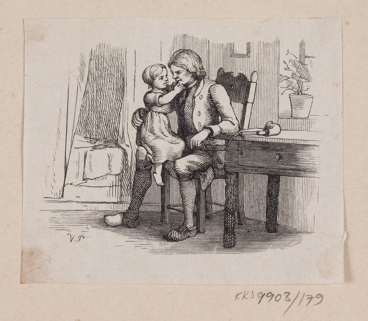 Illustrasjon til "Ib og lille Christine" i H.C. Andersen, "Eventyr og historier", bind 2 av H.P. Hansen