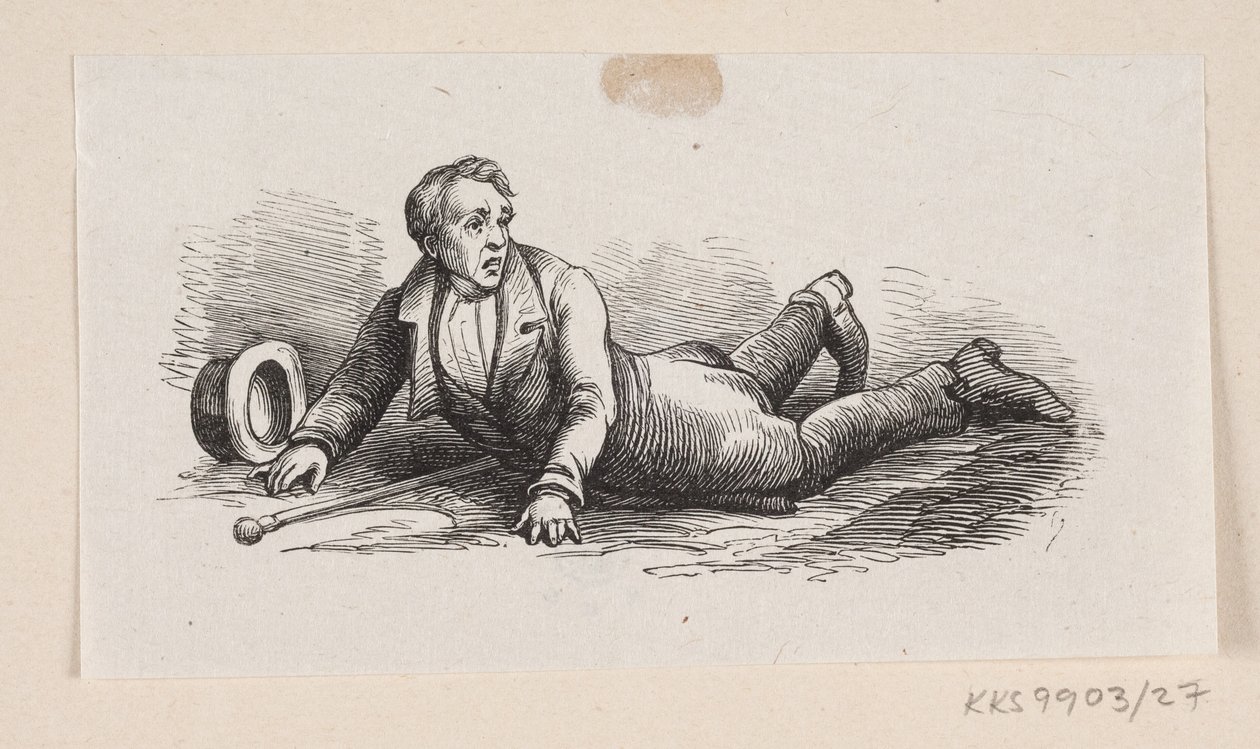 Illustrasjon til "Lykkens Kalosker" i H.C. Andersen, "Eventyr og historier", bind 1 av H.P. Hansen