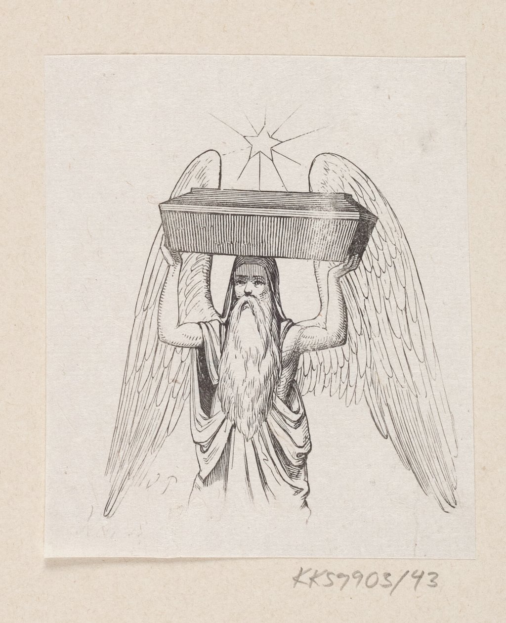 Illustrasjon til «The Garden of Paradise» i H.C. Andersen, "Eventyr og historier", bind 1 av H.P. Hansen