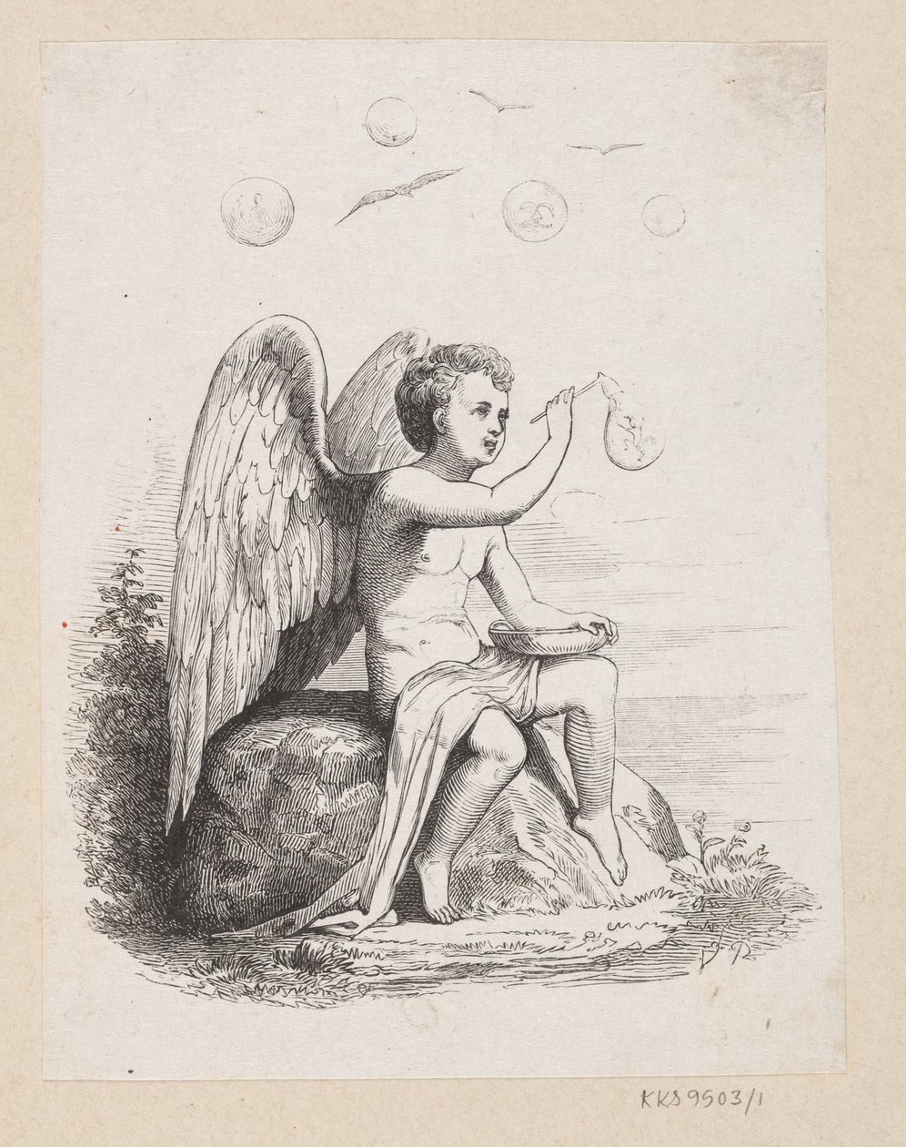 Mellomtittel nr. 1 for H.C. Andersen, "Eventyr og historier", bind 1 av H.P. Hansen