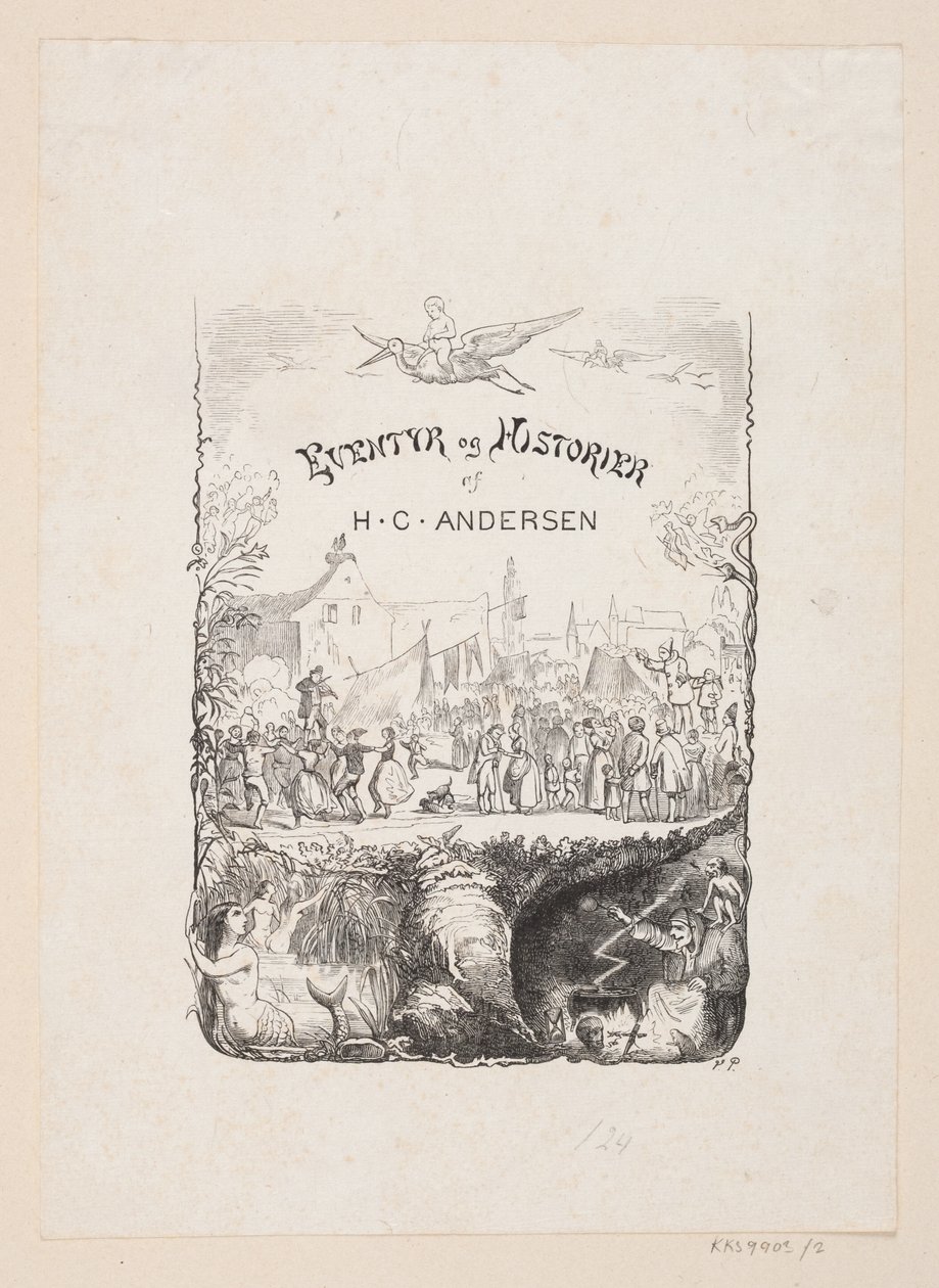 Mellomtittel nr. 2 for H.C. Andersen, "Eventyr og historier", bind 1 av H.P. Hansen