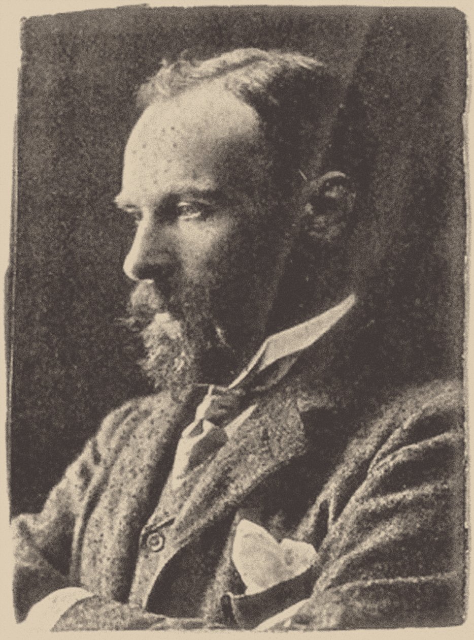 Portrett av John William Waterhouse av H.S. Mendelssohn Studio
