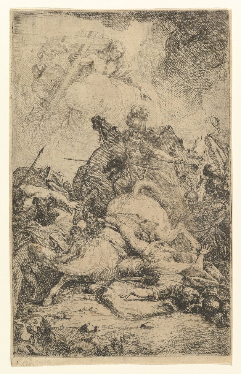 Omvendelsen av Saul, ca. 1650-1725. av H Bem