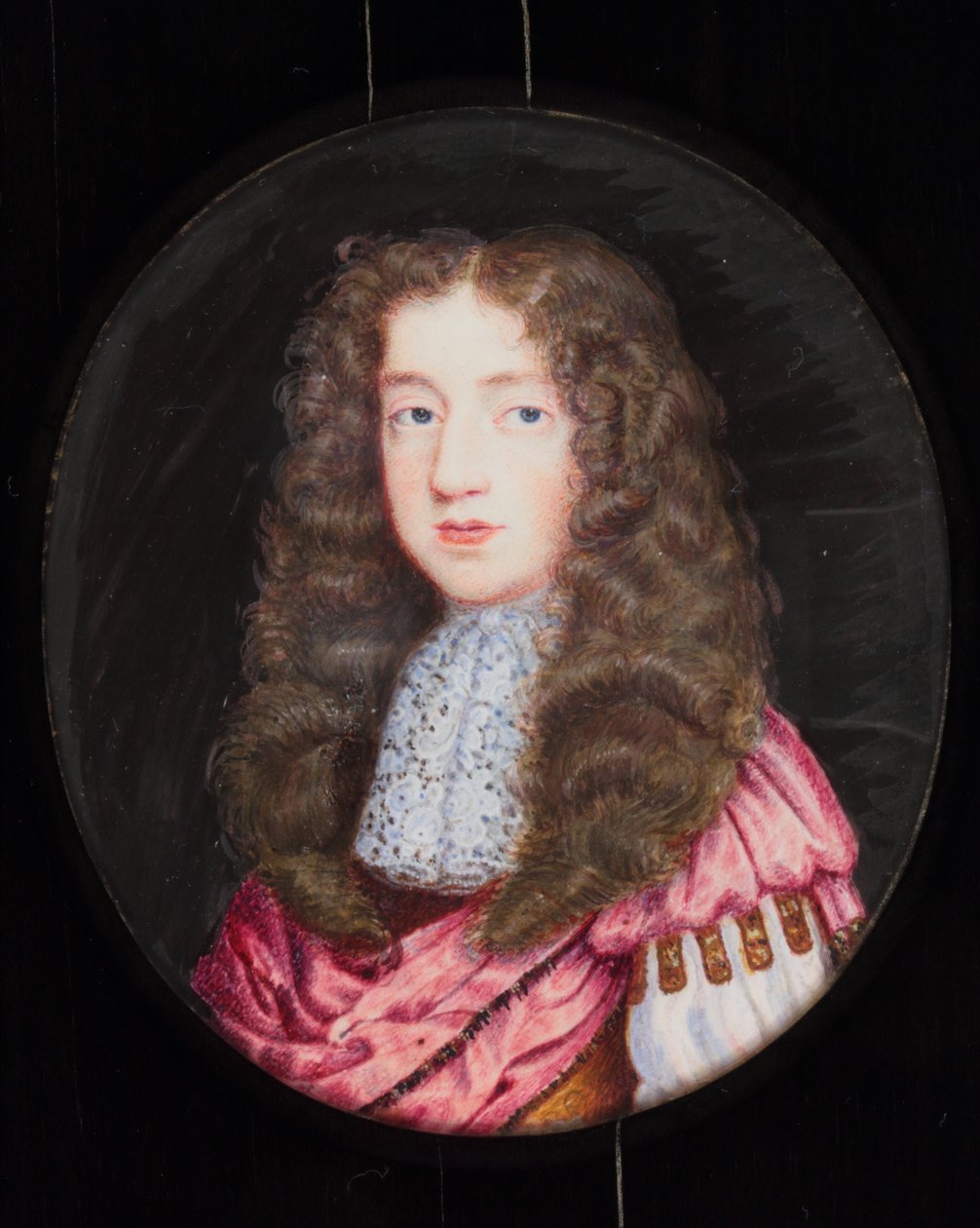 Henry Cavendish, jarl av Ogle (akvarell på elfenben) av H. Byrne