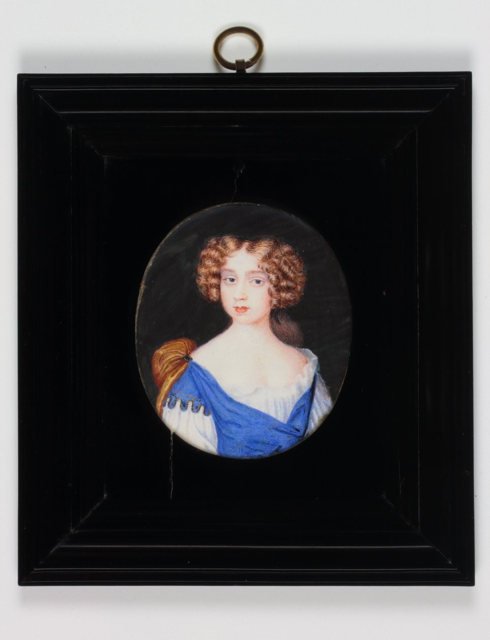 Lady Catherine Cavendish (akvarell på vellum) av H. Byrne