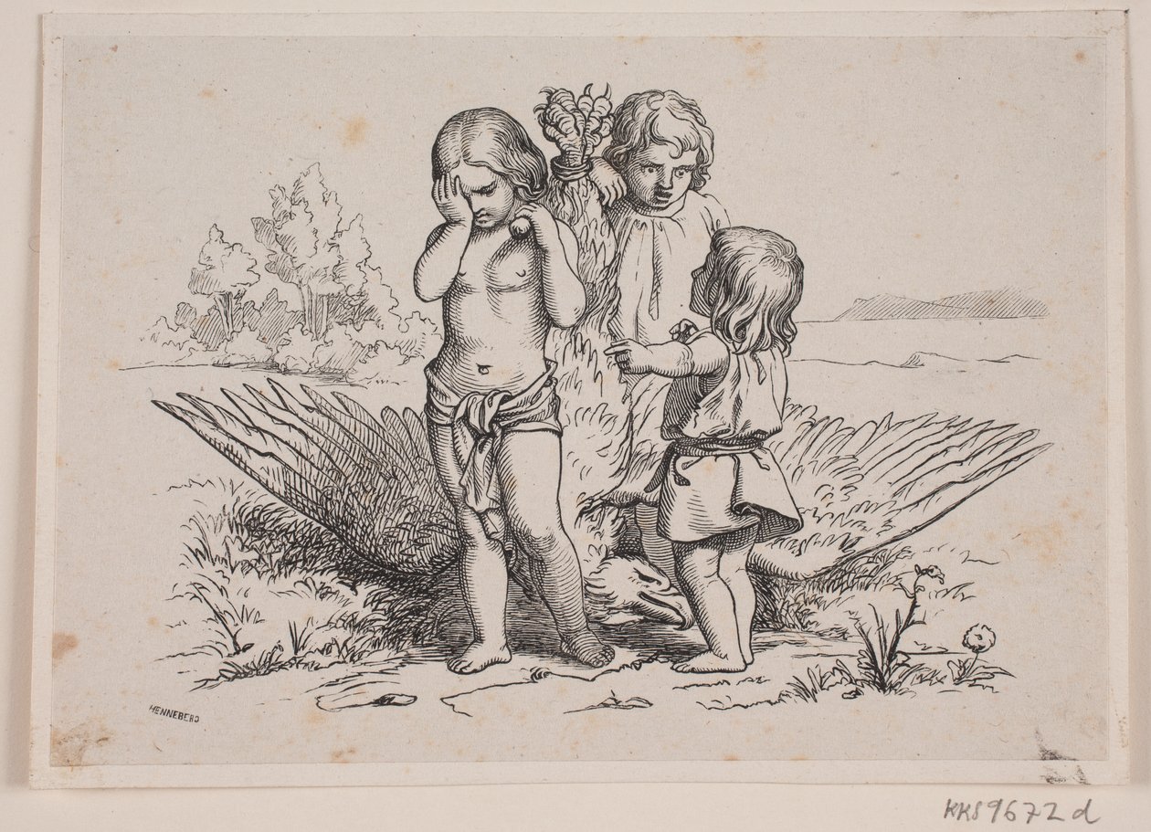 Illustrasjon til "Tysk ungdomskalender for 1847" av H. C. Henneberg