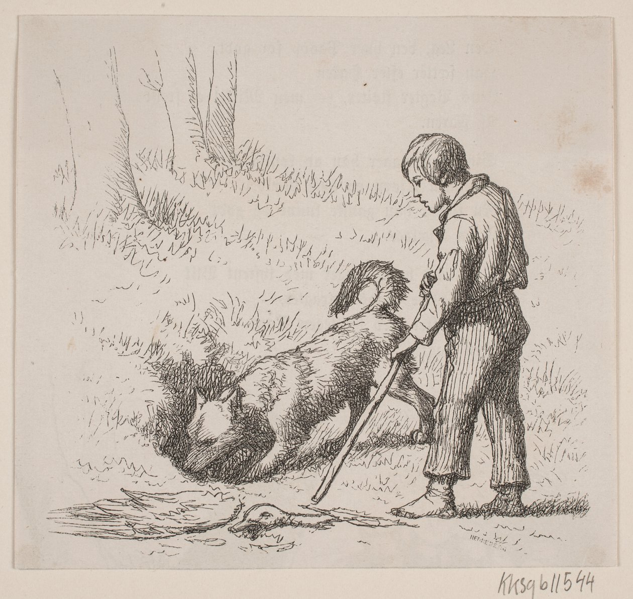 Illustrasjon for: "Mr. Mikkel" av H. C. Henneberg