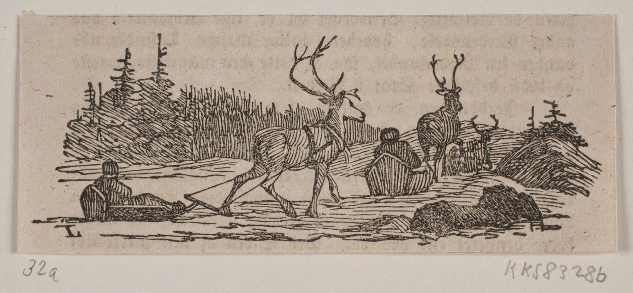 Kanefart med reinsdyr av H. C. Henneberg