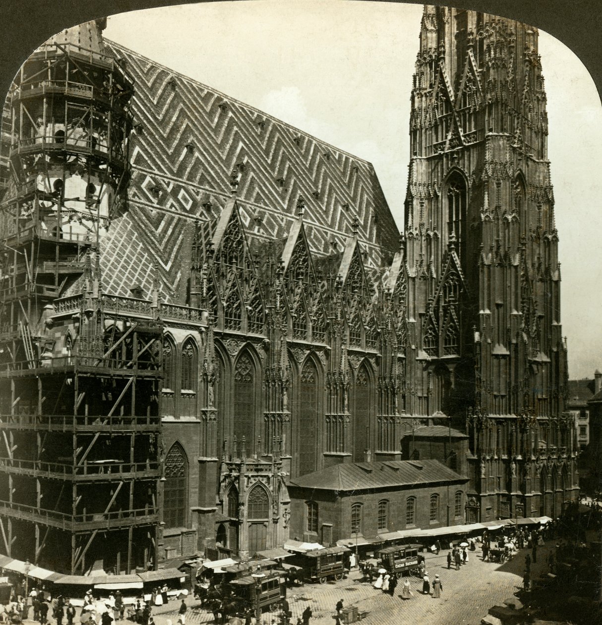 St Stephen Stephansdom-katedralen, Wien, Østerrike. av H. C. White