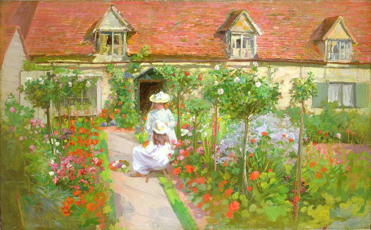 Hyttehage, sommer av H. Francis Bate