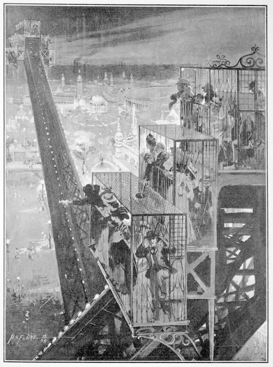 Flip-klaff-turen på den fransk-britiske utstillingen, 1908 av H. H. Flere