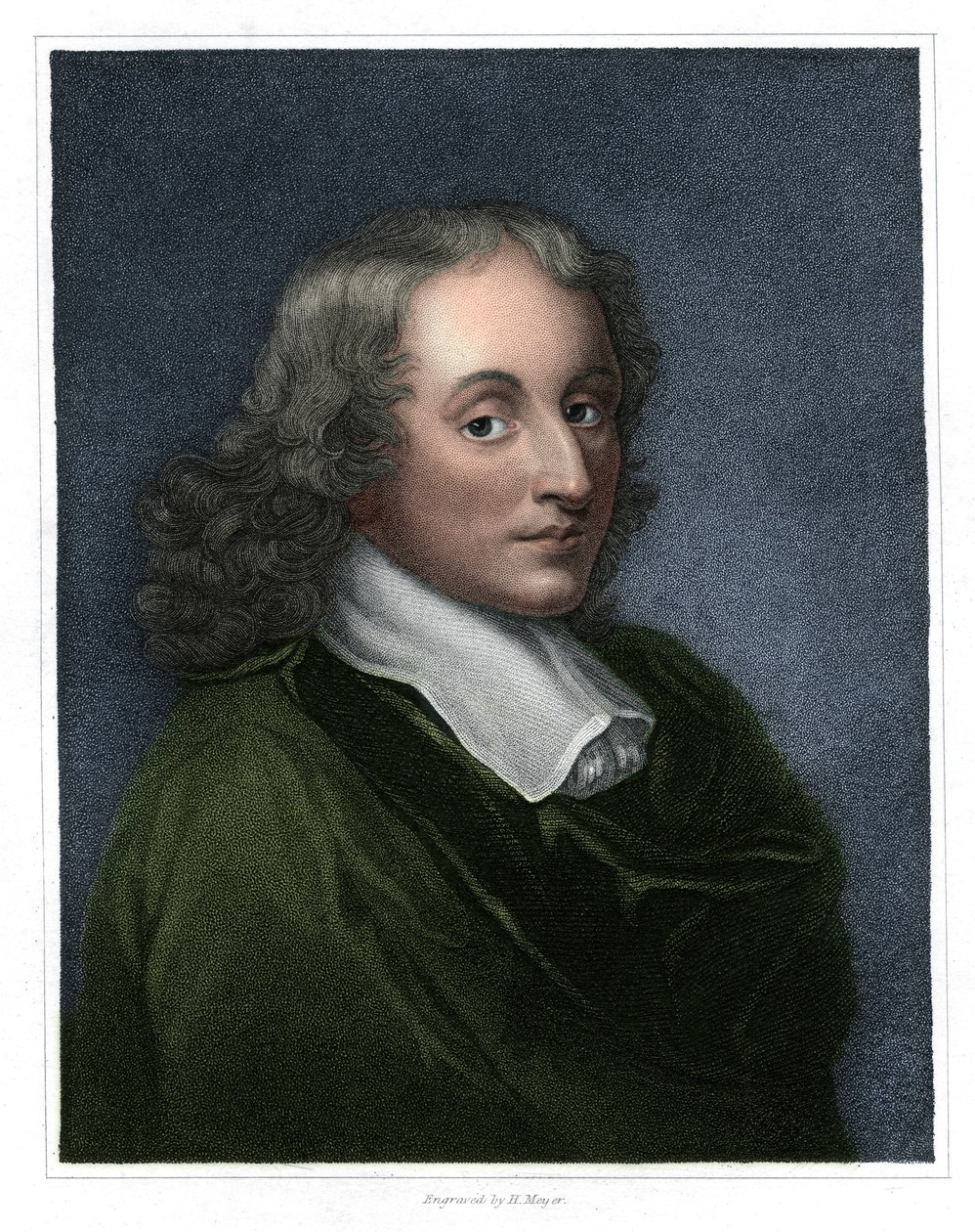 Blaise Pascal , fransk filosof, matematiker, fysiker og teolog, 1833. av H Meyer