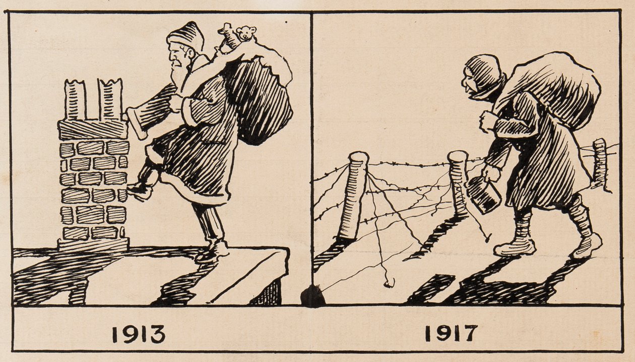 Julemannen 1913 og 1917 av H. Miller